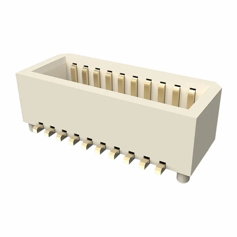 0.8mm Header Perempuan Double Row Vertical SMT